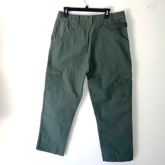 5.11 Tactical Performance Pants Mens Size 34x30 Pure Cotton Canvas 74251 Green - Picture 9 of 9